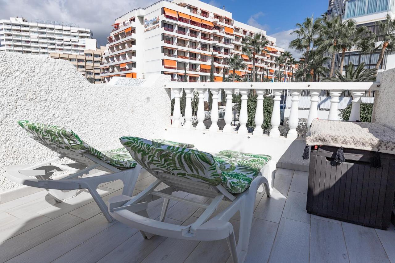 Beautiful Duplex In 3 Minutes Walking To The Beach In Playa De Las Americas Luaran gambar